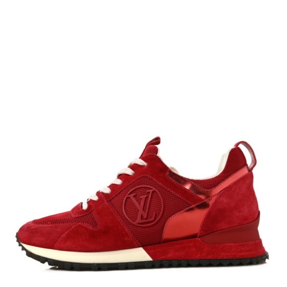 SOLD
LOUIS VUITTON 
Suede Calfskin Run Away Sneakers - Picture 1 of 9